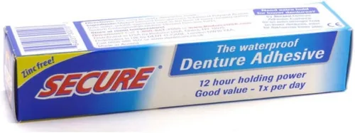Vista 20 de Crema para dentadura postiza de Secure, 9002240001022, Un solo color, 1, 1 Sello impermeable - Ingredientes de grado alimenticio - Menos adhesivo