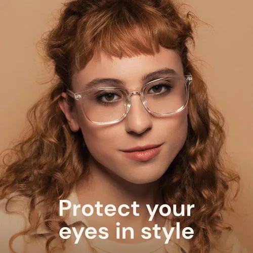 Vista 2 de Gaoye - Paquete de 3 anteojos de bloqueo de luz azul, falsos, cuadrados, de moda, anti rayos UV, para computadora, juegos, para mujeres/hombres