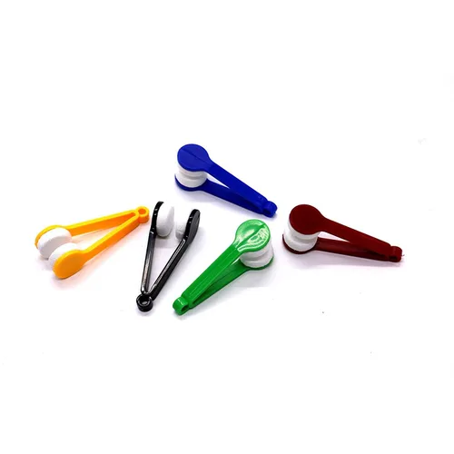 Vista 5 de 12 piezas de mini gafas de sol, gafas de microfibra limpiador de gafas de microfibra cepillo suave herramienta de limpieza mini gafas de microfibra