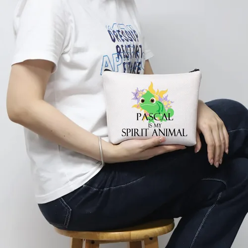 Vista 7 de MNIGIU P-asca-l Gift P-asca-l Lover - Bolsa de cosméticos inspirada en películas de dibujos animados, regalo P-asca-l is My Spirit Animal