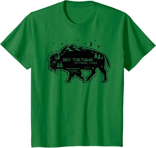 Vista 4 de Camiseta Dry Tortugas National Park Buffalo FL Cutout Florida, Blanco, S