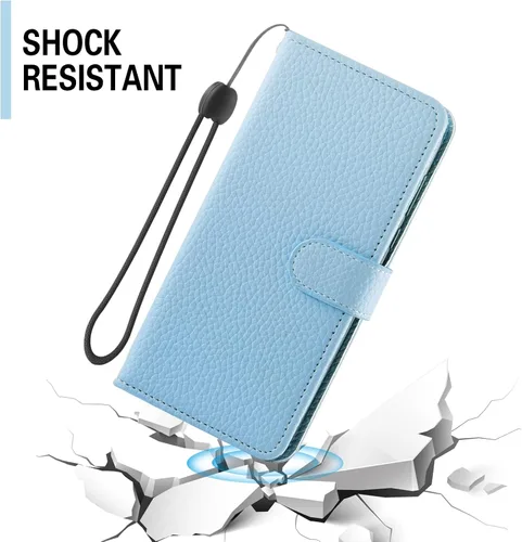 Vista 6 de Asuwish Funda de teléfono para Moto E5 Play E 5 Cruise 5E Go con protector de pantalla de vidrio templado y cubierta para cartera, soporte
