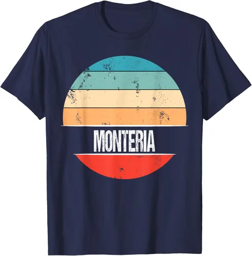 Vista 18 de Camiseta Montería Colombia City Trip, Negro