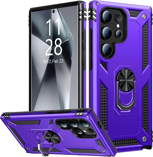 Vista 70 de IKAZZ Funda para Galaxy S21, Grado Militar Resistente a Golpes de Servicio Pesado Cubierta Protectora para Teléfono Pasa Prueba de Caída de 16 pies