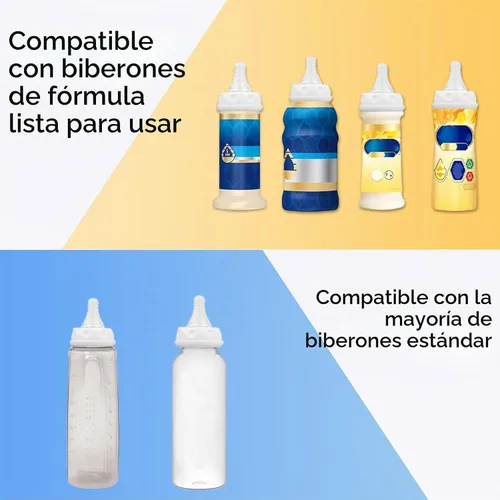 Vista 2 de 8 Packs Bottle Nipples Compatible with Similac/Enfamil (Slow Flow)