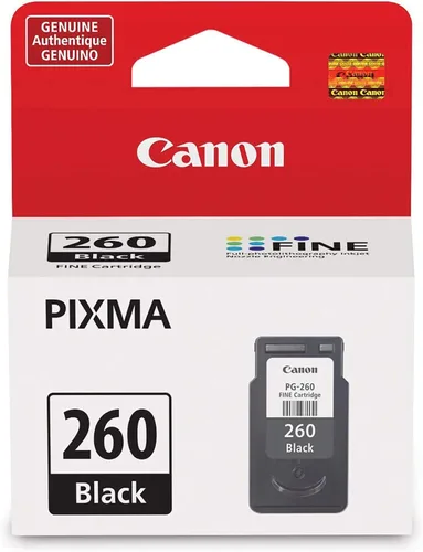 Vista 2 de Canon Cartucho de tinta negro PG-260 y cartucho de tinta de color CL-261 Paquete económico