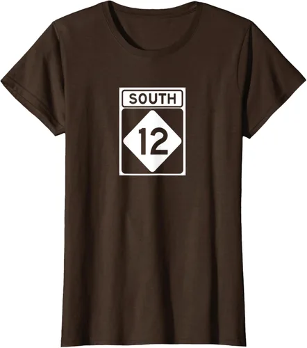 Vista 18 de Highway 12 South NC Outer Banks North Carolina Hwy - Camiseta, Negro, S