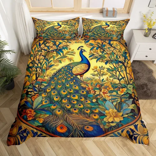 Vista 19 de Funda de edredón del espacio exterior, juego de ropa de cama bohemio para niños, funda de edredón de constelación de planeta para decoración de Negro