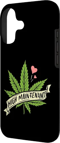 Vista 2 de High Maintenance Weed Cannabis Pocket 420 THC Stoner Gift Case for iPhone 17