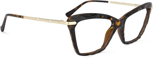 Vista 62 de Zeelool Gafas de bloqueo de luz azul ojo de gato de cristal para mujer Juliet VFP0270