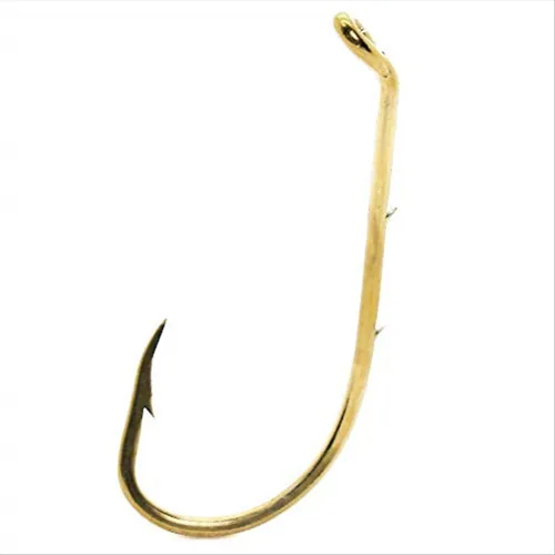 Vista 3 de Mustad Gancho de pico de caña larga especial clásico con 2 púas para cebo