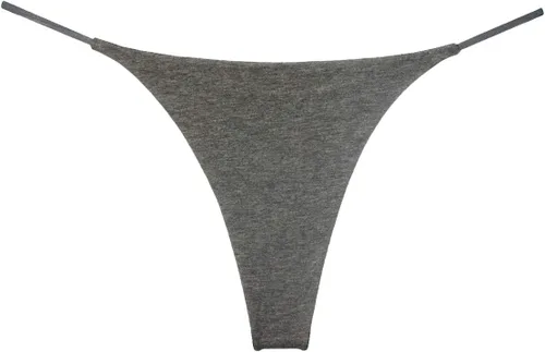 Vista 8 de Tanga de encaje sin costuras para mujer, ropa interior de cintura alta con tiras en G Serie 010-leopardo