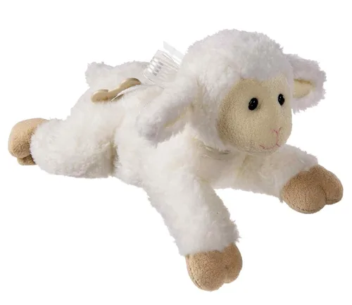 Vista 6 de Peluche sonajero de bautismo, de cordero Mary Meyer