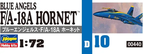 Vista 3 de Hasegawa 1/72 Blu Angel F/A-18A Hornet
