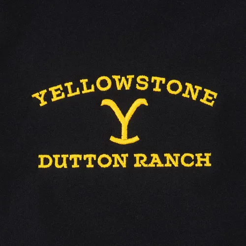 Vista 7 de PARAMOUNT NETWORK Yellowstone Dutton Ranch Logo Core Soft Shell Chaleco con licencia