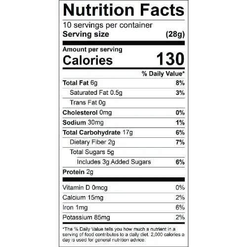 Vista 2 de Mrs. Barr's Natural Foods Granola Cereza y Nuez Avena orgánica certificada sin gluten Textura suave Lote pequeño Calidad gourmet