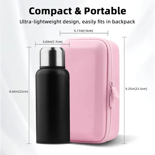 Vista 3 de BRDRC Osmo Pocket 3 - Funda de transporte portátil, bolsa de almacenamiento rígida protectora para DJI Osmo Pocket 3 Creator Combo Accesorios
