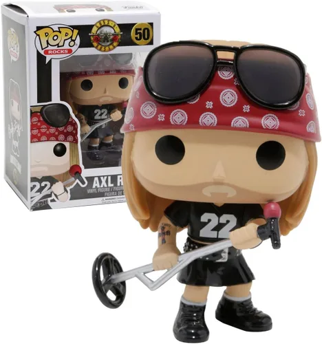 Vista 8 de POP Guns N' Roses - Figura de vinilo Axl Rose Funko Rocks (incluye caja protectora compatible)