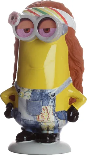 Vista 4 de Chia Pet Kevin - Minions con paquete de semillas, maceta decorativa de cerámica, fácil de hacer y divertida de cultivar, regalo novedoso, perfecto