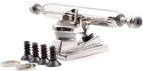 Vista 8 de SPITBOARDS® 32 mm Fingerboard Pro Trucks by, Real Lock Nuts, Single Axis, Kingpins, Rubber O-Ring Urethane Bushings, Optimised Hanger, Width 32 mm