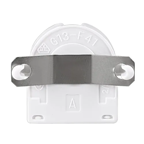 Vista 5 de uxcell 2 unids T8 soporte de luz fluorescente G13 base no derivada lámpara lápida enchufe AC 500 V 2A para tubo fluorescente LED