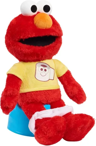 Vista 5 de SESAME STREET Potty Time Elmo - Peluche sostenible de 12 pulgadas, sonidos y frases, herramienta de entrenamiento para ir al baño, juguetes