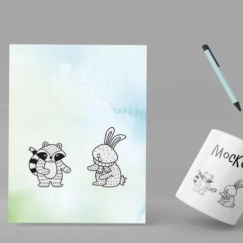Vista 4 de DUGUTUL Papel de impresora de color, papel de acuarela estacionario, de doble cara, papel de computadora para uso personal o comercial, apto