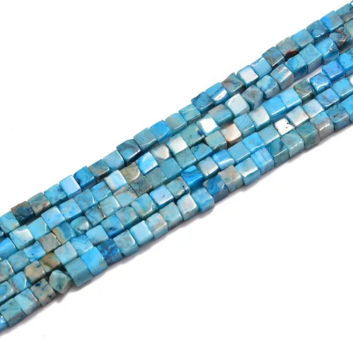 Vista 27 de JM Design Cuentas de 5/64 de pulgada 01 con forma de cubo liso multicolor para manualidades y fabricación de joyas (pulseras, collares, pendientes)