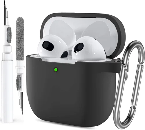 Vista 18 de Funda para Airpods Pro 2/1 Gen para hombres, mujeres y niñas, funda compatible con Airpods Pro de 2ª/1ª generación, funda protectora de silicona