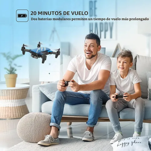 Vista 8 de DEERC D20 - Mini dron con cámara y control remoto, control por voz, selfi gestual, control de altitud, control de gravedad, inicio con un botón
