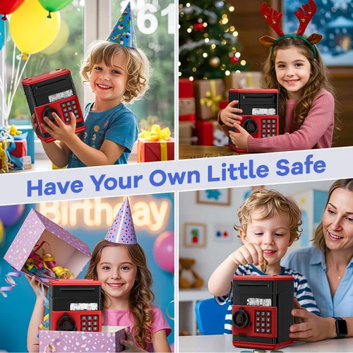 Vista 5 de Juguetes para niños de 5, 7 y 6 a 8 años, mini cajero automático para niños y niñas, regalo perfecto de Navidad y cumpleaños para niños de 6, 7, 8