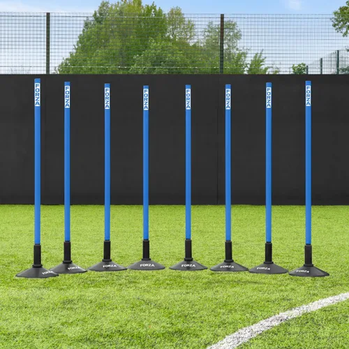 Vista 13 de FORZA Slalom - Bastones de agilidad Mejora la resistencia, la velocidad y el juego de pies Opciones de color, tamaño y base de goma disponibles