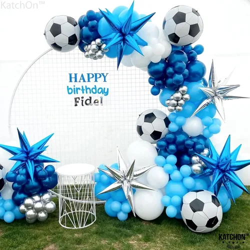 Vista 6 de Globos metálicos de papel de aluminio con forma de cono de estrella en explosión, azul, extragrandes, 26 pulgadas, para decoración de fiestas 2022