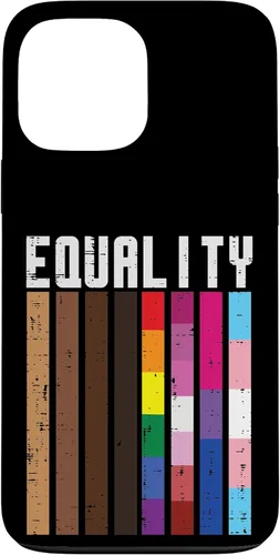 Vista 24 de Igualdad Negro LGBT Pride Rainbow Lesbian Gay Bi Trans - Funda de regalo para iPhone 17
