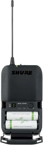 Vista 7 de Sistema de micrófono inalámbrico Shure BLX14/CVL - Duración de batería de 14 horas, alcance de 300 pies, UHF Incluye micrófono lavalier CVL