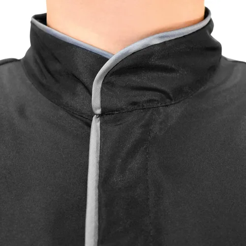 Vista 2 de Betty Dain Chaleco Chelsea, mezcla de poliésternailon, diseño contorneado con ribete de contraste y cintura con cordón, bolsillos delanteros