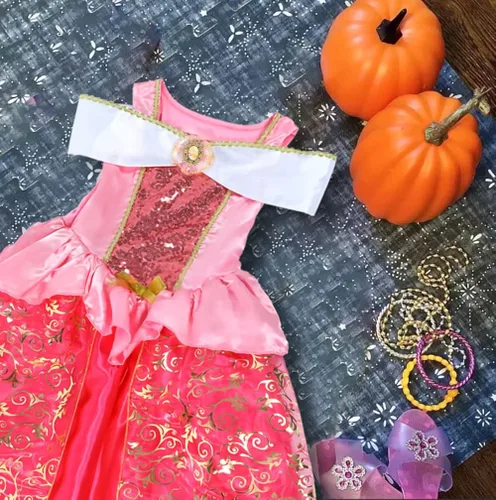 Vista 6 de SPUNICOS Vestido de disfraz de princesa de lujo con y sin accesorios disponibles