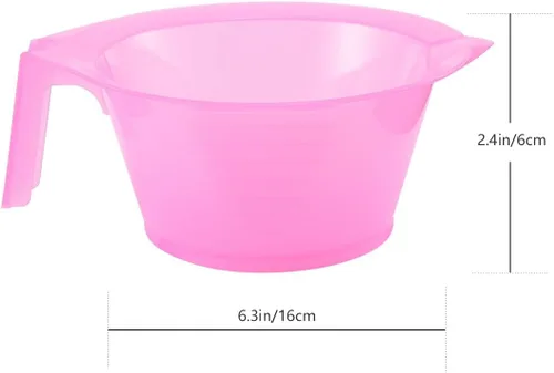 Vista 2 de Beaupretty Tazón de tinte para el cabello, cuenco de tinte de cabello de plástico, herramienta para colorear el cabello, tinte para el cabello