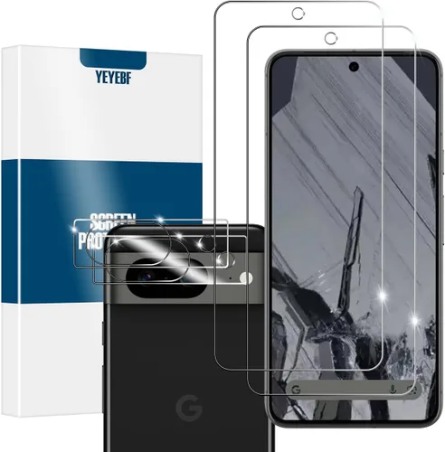 Vista 15 de Protector de pantalla para Google Pixel 6 5G + protectores de lente de cámara, [2+2 unidades] Protector de pantalla de vidrio templado de cobertura