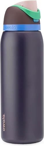 Vista 27 de Owala FreeSip - Acero inoxidable - 32 oz - Morado/Azul (pistas de esquí de los años 80)