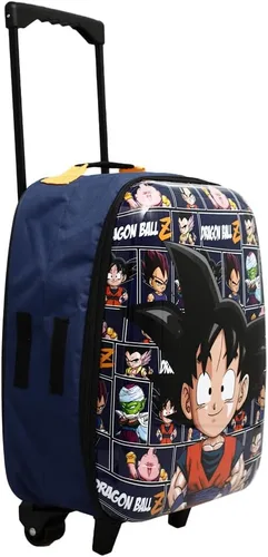 Vista 3 de Dragon Ball Z Kids Goku - Maleta plegable con ruedas para niños, Multicolor, OSFM