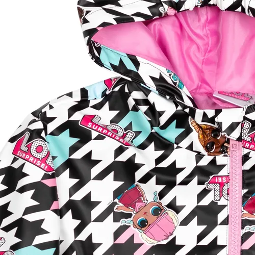 Vista 3 de L.O.L. Surprise! Coconut Q.T. Dawn Surfer Babe - Chaqueta impermeable con cremallera