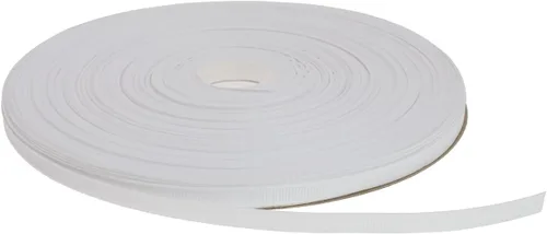 Vista 53 de Cinta de grogrén sólido de 100 yardas cada rollo, 100% poliéster (1/4", beige)