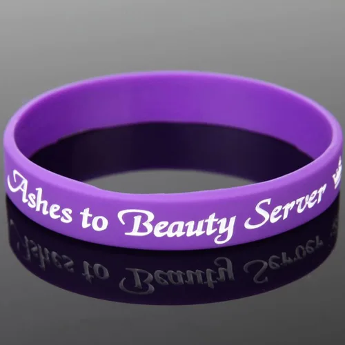 Vista 6 de 50 pulseras de silicona personalizadas para motivación, recuerdos de fiesta, eventos, cumpleaños, conciencia Negro