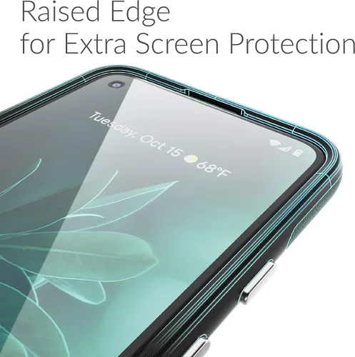 Vista 6 de Crave Dual Guard Pixel 4a - Funda para celular de doble protección para Google Pixel 4a Verde bosque