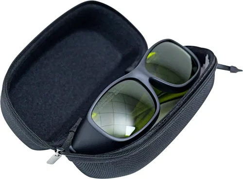 Vista 7 de Gafas de seguridad láser XI-04P Gafas de seguridad láser 200-450nm/800-1100nm/1000-1090nm Profesional OD7+YAG Gafas protectoras láser industriales