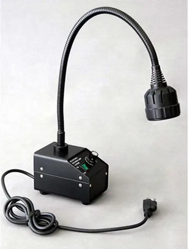 Vista 2 de AmScope Iluminador halógeno del cuello del ganso del microscopio HL20