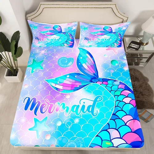 Vista 13 de Sábana bajera ajustable con diseño floral botánico para habitación de niños, diseño floral botánico para habitación de niños, diseño de ramas