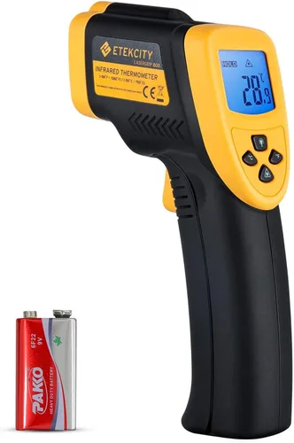 Vista 13 de Etekcity Termómetro infrarrojo láser pistola de temperatura 1080, -58°F ~ 1130°F para carne, alimentos, dulces, pizza, horno, pistola de calor