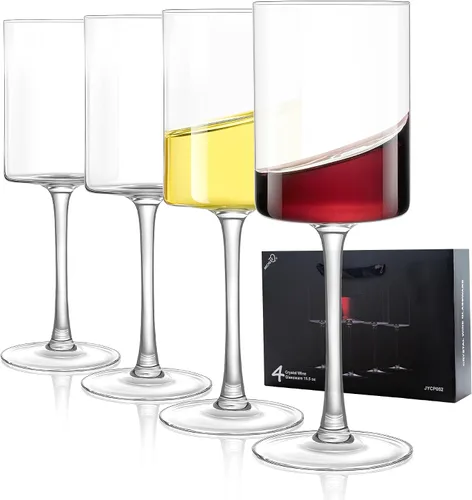 Vista 8 de MICHELY Beer Glasses Set of 4,Quality Glass Mugs with Elegant Design for Various Occasions